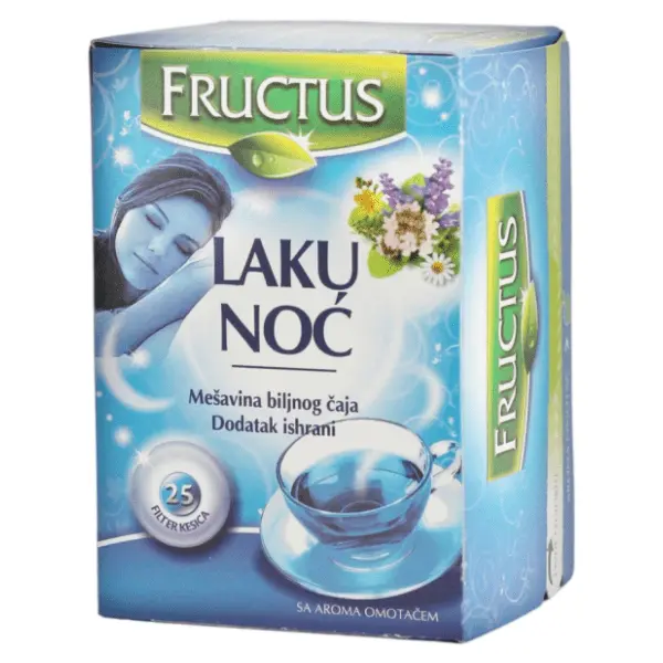FRUCTUS čaj za laku noć 37,5g 0