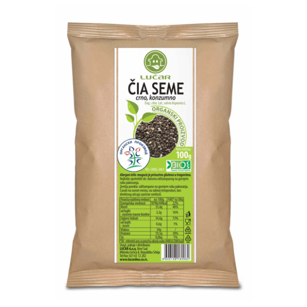 Čia seme LUČAR organsko 100g 0