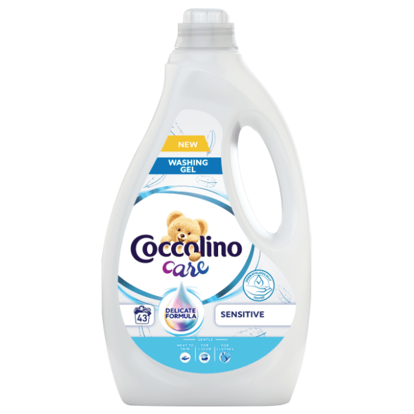 COCCOLINO Sensitive tečni deterdžent za veš 43 pranja 1,72l 0