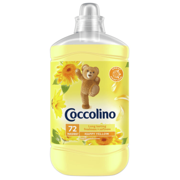 COCCOLINO Happy yellow omekšivač za veš 72 pranja 1,8l 0