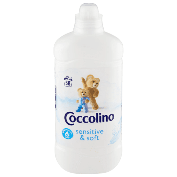 COCCOLINO Sensitive & Soft omekšivač za veš 58 pranja 1,45l 0