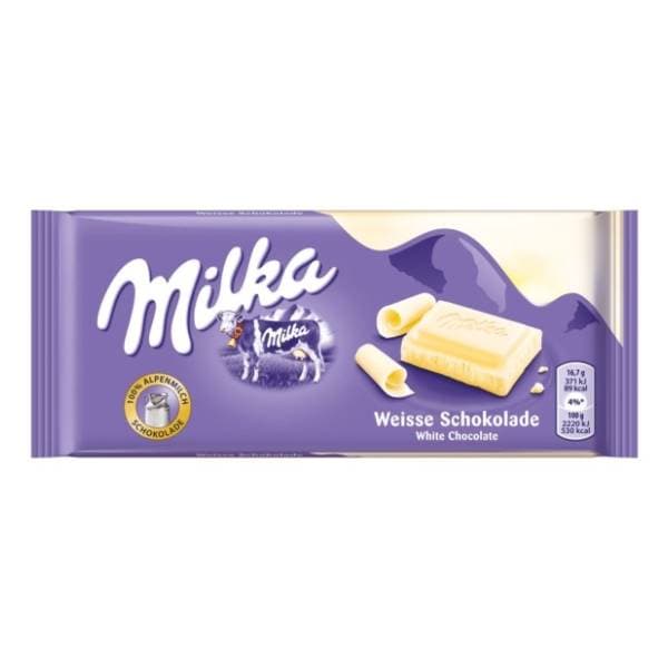Čokolada MILKA bela 100g 0