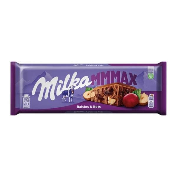 Čokolada MILKA grozđice lešnik 270g 0
