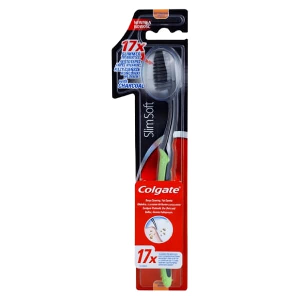 COLGATE Slim soft charcoal četkica za zube 1kom 0