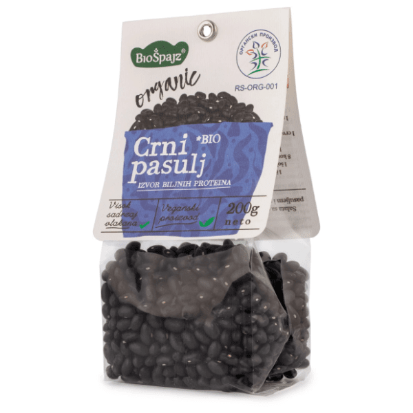BIO ŠPAJZ crni pasulj ogranski 200g 0