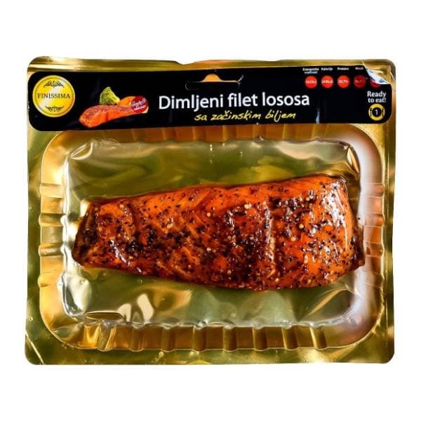 FINISSIMA dimljeni filet lososa sa začinskim biljem 200g 0