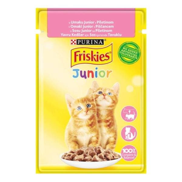 FRISKIES Junior preliv za mačke piletina 85g 0