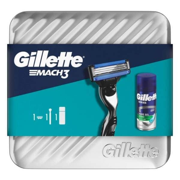 GILLETTE set Mach3 (brijač i gel za brijanje) 0