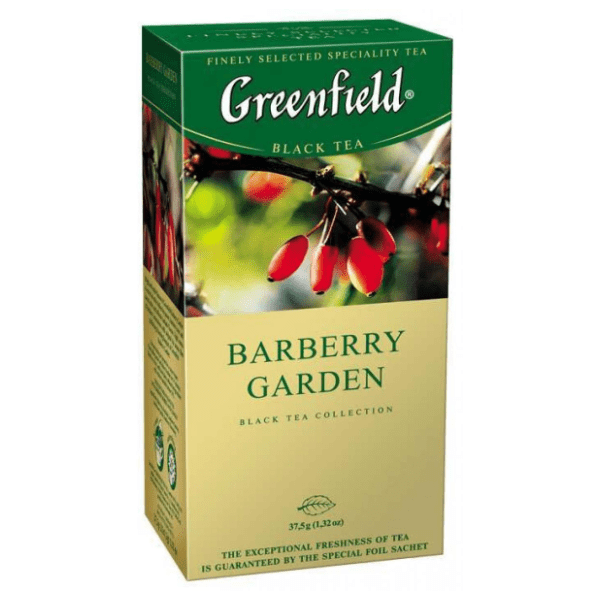 GREENFIELD Crni čaj Barberry garden 38g 0
