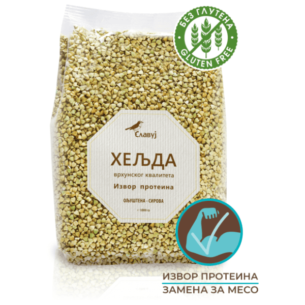 SLAVUJ Heljda oljuštena sirova bez glutena 300g 0