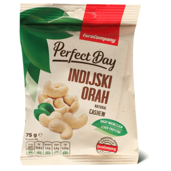 Indijski orah EUROCOMPANY sirovi 75g 0