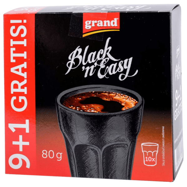 Instant kafa GRAND black'n'easy 8g 9+1 gratis 0