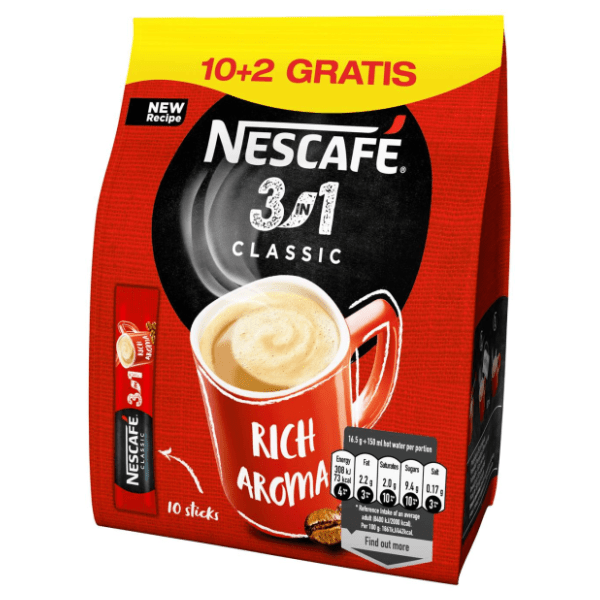 Instant kafa NESCAFE 3u1 classic 16,5g 10+2 gratis 0