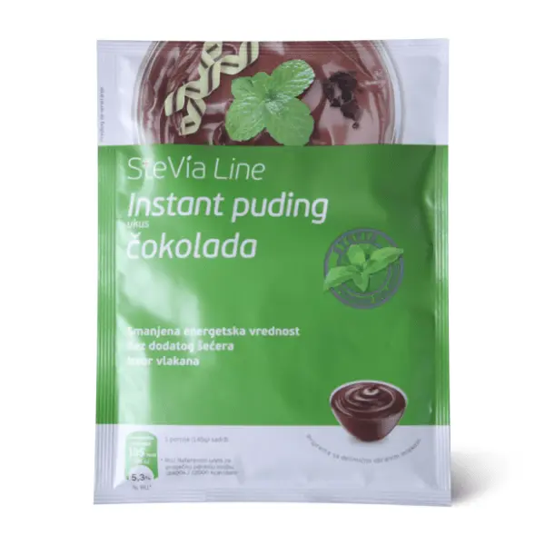 STEVIA LINE instant puding čokolada 40g 0
