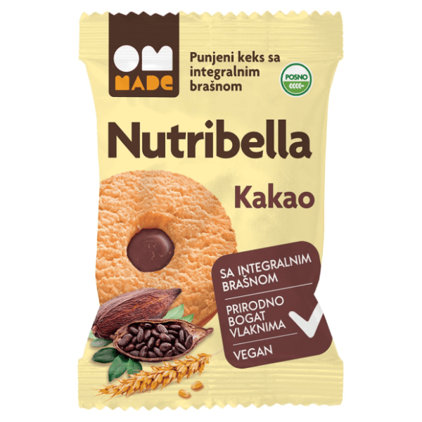 NUTRIBELLA Integralni keks Kakao 50g 0