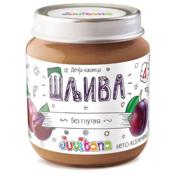 JUVITANA kašica šljiva 128g 0
