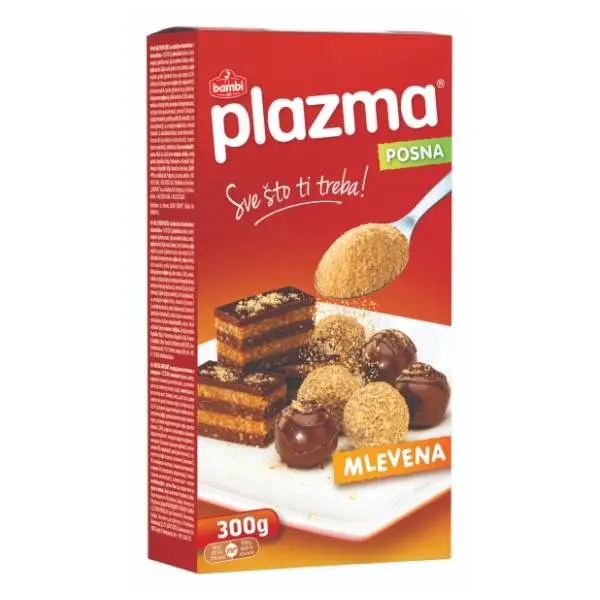 Keks Bambi PLAZMA posna mlevena 300g 0