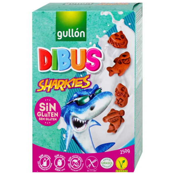 Keks dečiji GULLON ajkulice 250g 0