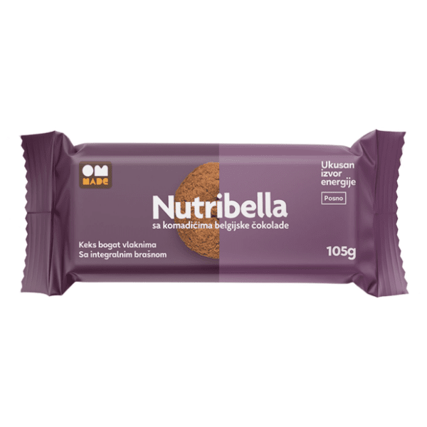 Keks NUTRIBELLA belgijska čokolada 105g 0