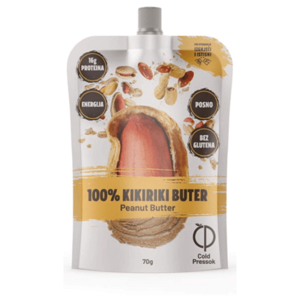 Kikiriki puter dojpak COLD PRESSOK 70g 0