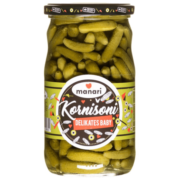 Kornišoni MANARI delikates 680g 0