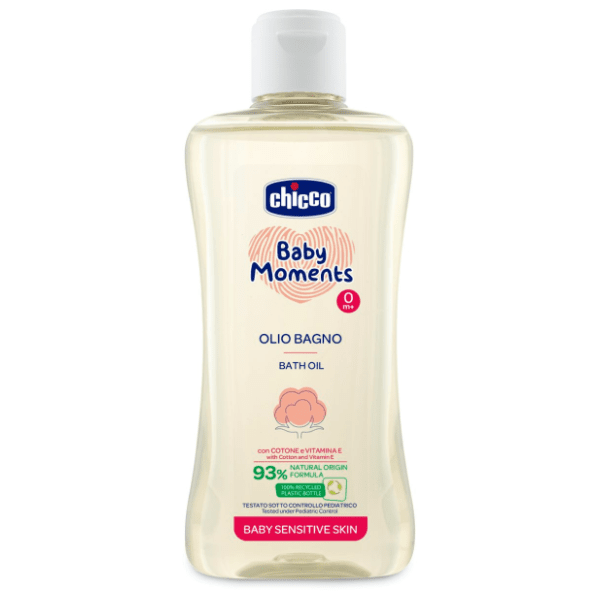 CHICCO Baby moments sensitive uljana kupka 200ml 0