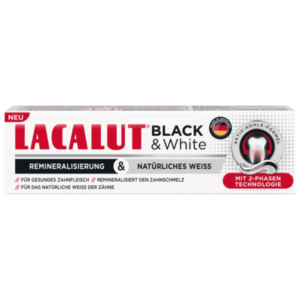 LACALUT Black & white pasta za zube 75ml 0