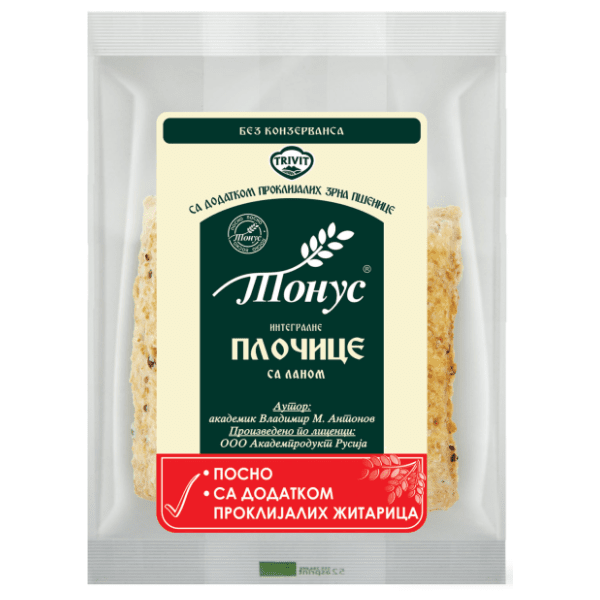 TONUS Lanene pločice beskvasne 120g 0