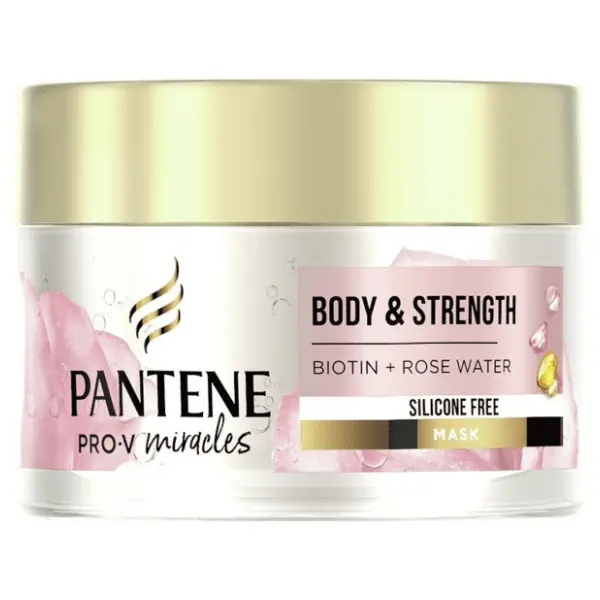 PANTENE Body & strenght Rose miracles maska za kosu 160ml 0
