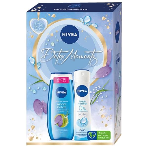 NIVEA set Detox moments (gel za tuširanje i dezodorans) 0