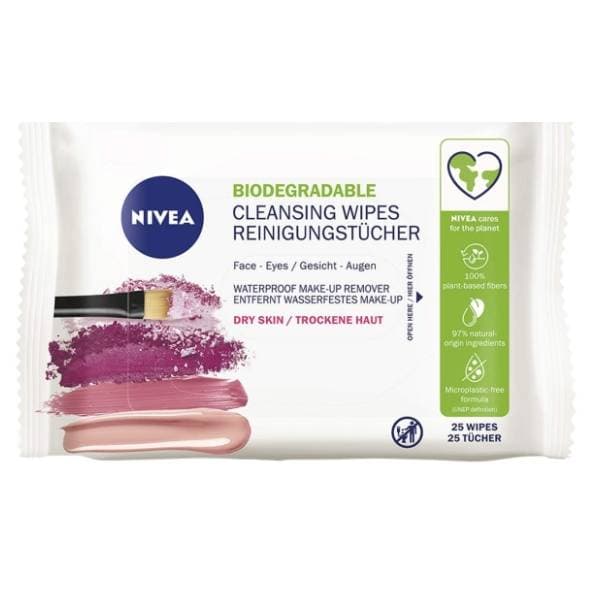 NIVEA vlažne maramice za čišćenje lica za suvu kožu 25kom 0