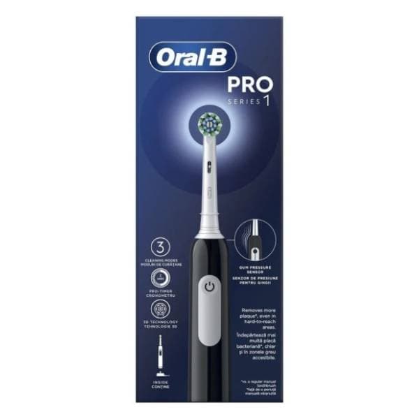 ORAL B Pro 1 Black W/TC električna četkica za zube 1kom 0