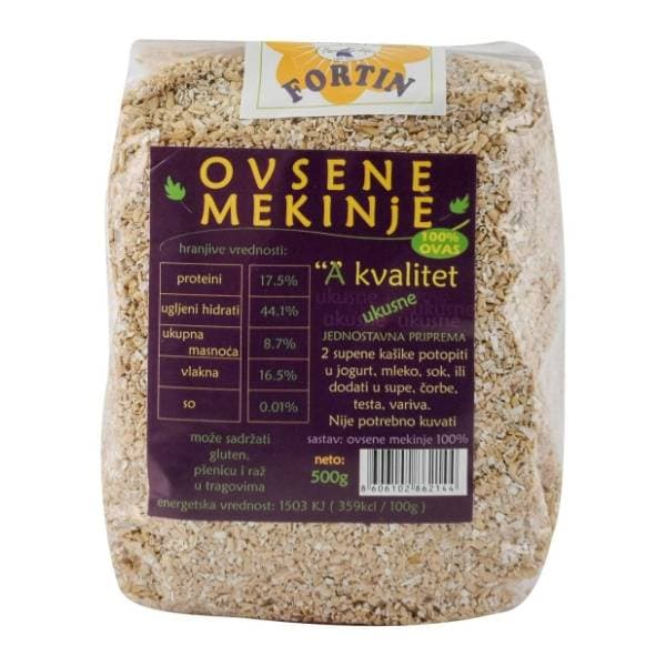 Ovsene mekinje FORTIN 500g 0