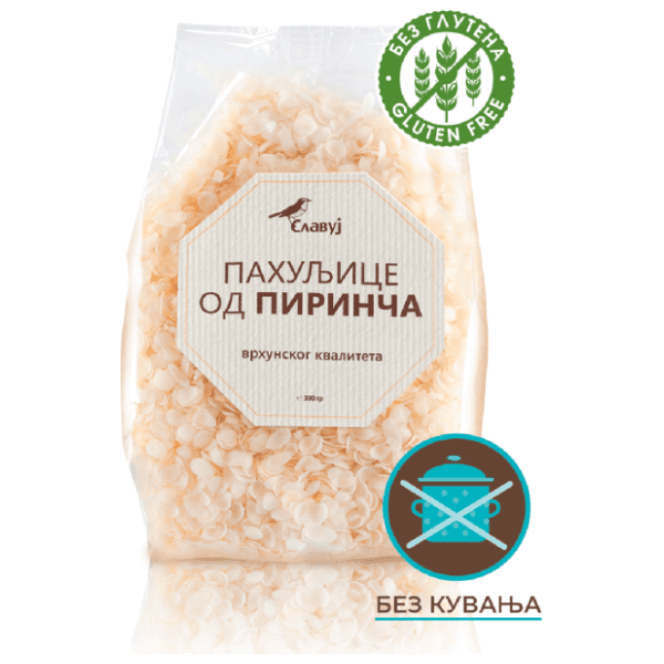 Pahuljice od pirinča SLAVUJ bez glutena 300g 0