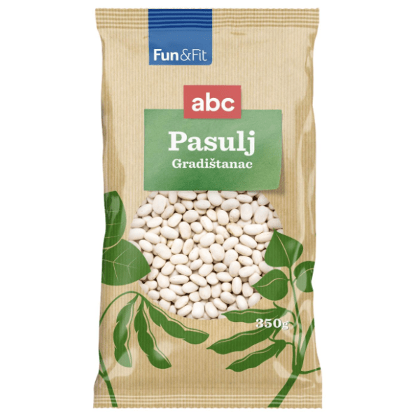 Pasulj FUN&ABC beli gradištanac 350g 0