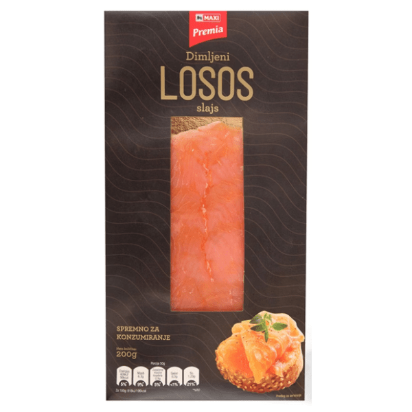 PREMIA dimljeni losos slajs 200g 0