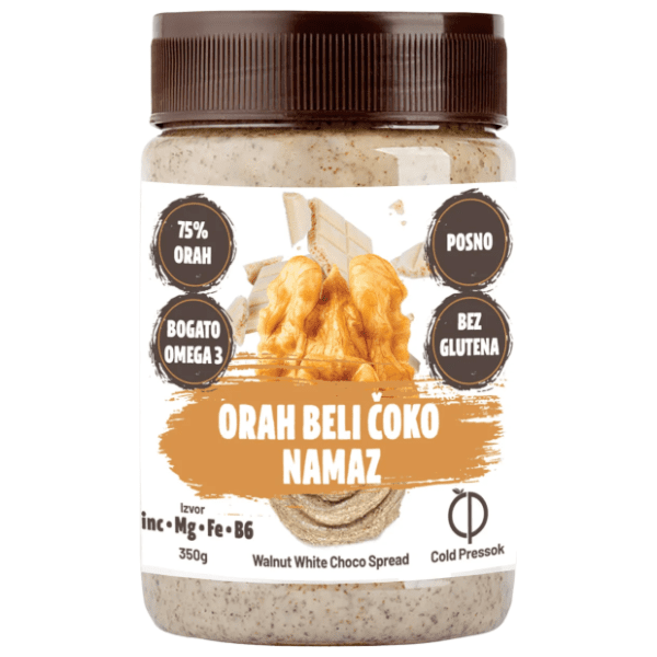 Puter od oraha COLD PRESSOK bela čokolada 350g 0