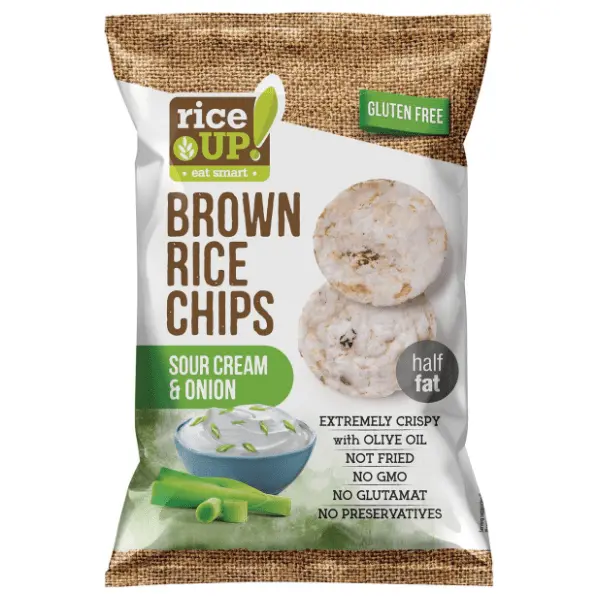 Pirinčani čips RICE UP pavlaka luk 60g 0