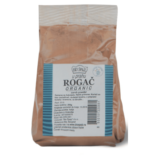 BIO ŠPAJZ Rogač u prahu organski 200g 0
