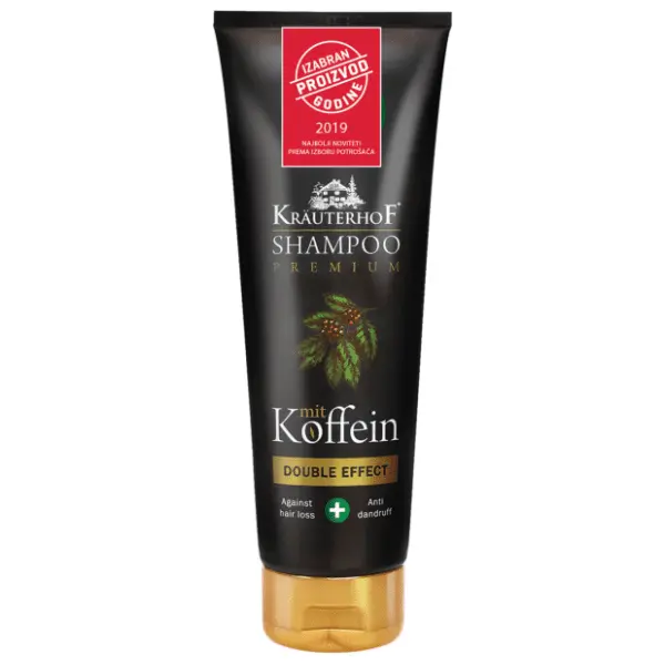 Šampon KRAUTERHOF kofein double effect 250ml 0