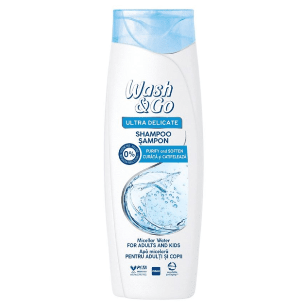 Šampon WASH&GO micelarna voda 360ml 0
