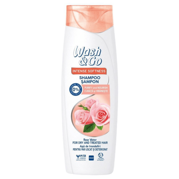 Šampon WASH&GO Rose water 360ml 0