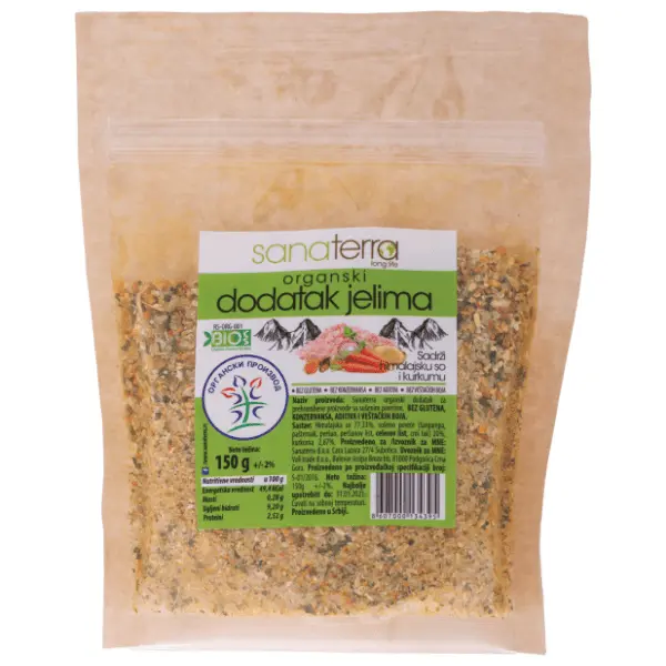 SANATERRA Organski dodatak jelima 150g 0