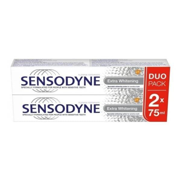 SENSODYNE Extra whitening pasta za zube 2x75ml 0