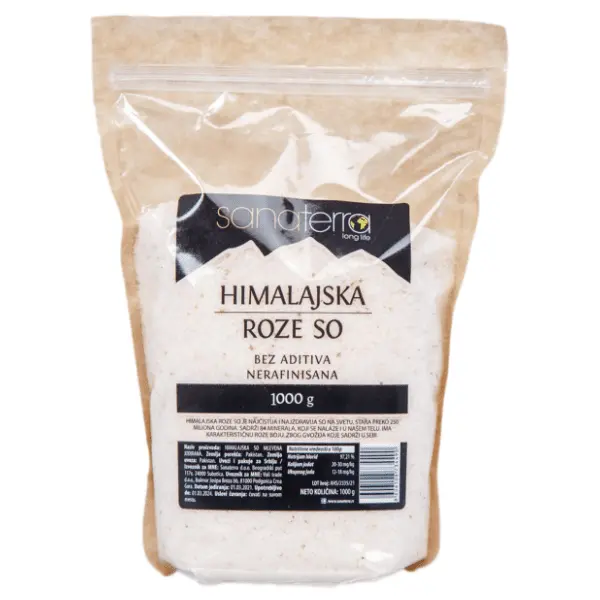 Himalajska so SANATERRA roze 1kg 0