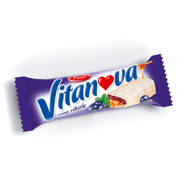 Štanglica PIONIR Vitanova ribizla bela čokolada 35g 0