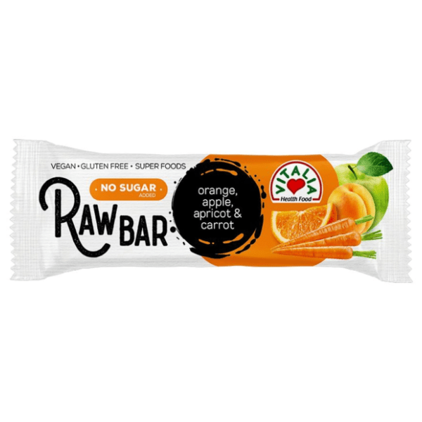 Štanglica VITALIA Raw bar citrusno voće šargarepa 30g 0