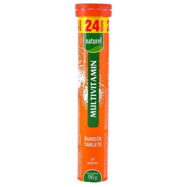 Šumeće tablete NATUREL multivitamin 96g 0