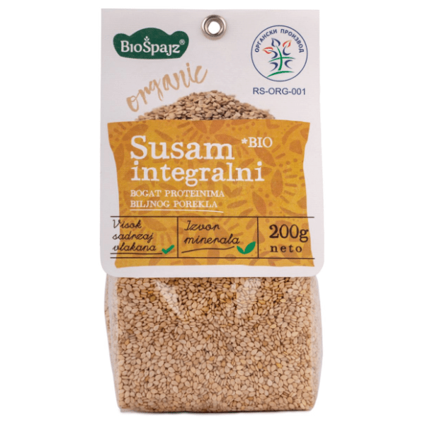 BIO ŠPAJZ Susam integralni organski 200g 0