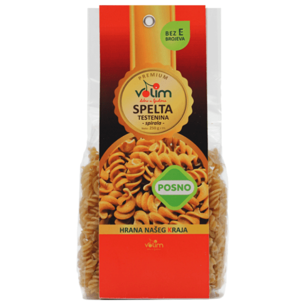 VOLIM testenina sa speltom spirale 250g 0